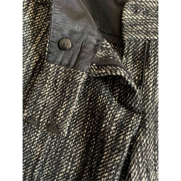 Milly of New York Tweed Pleated Shorts Black Size 2 - Picture 5 of 12